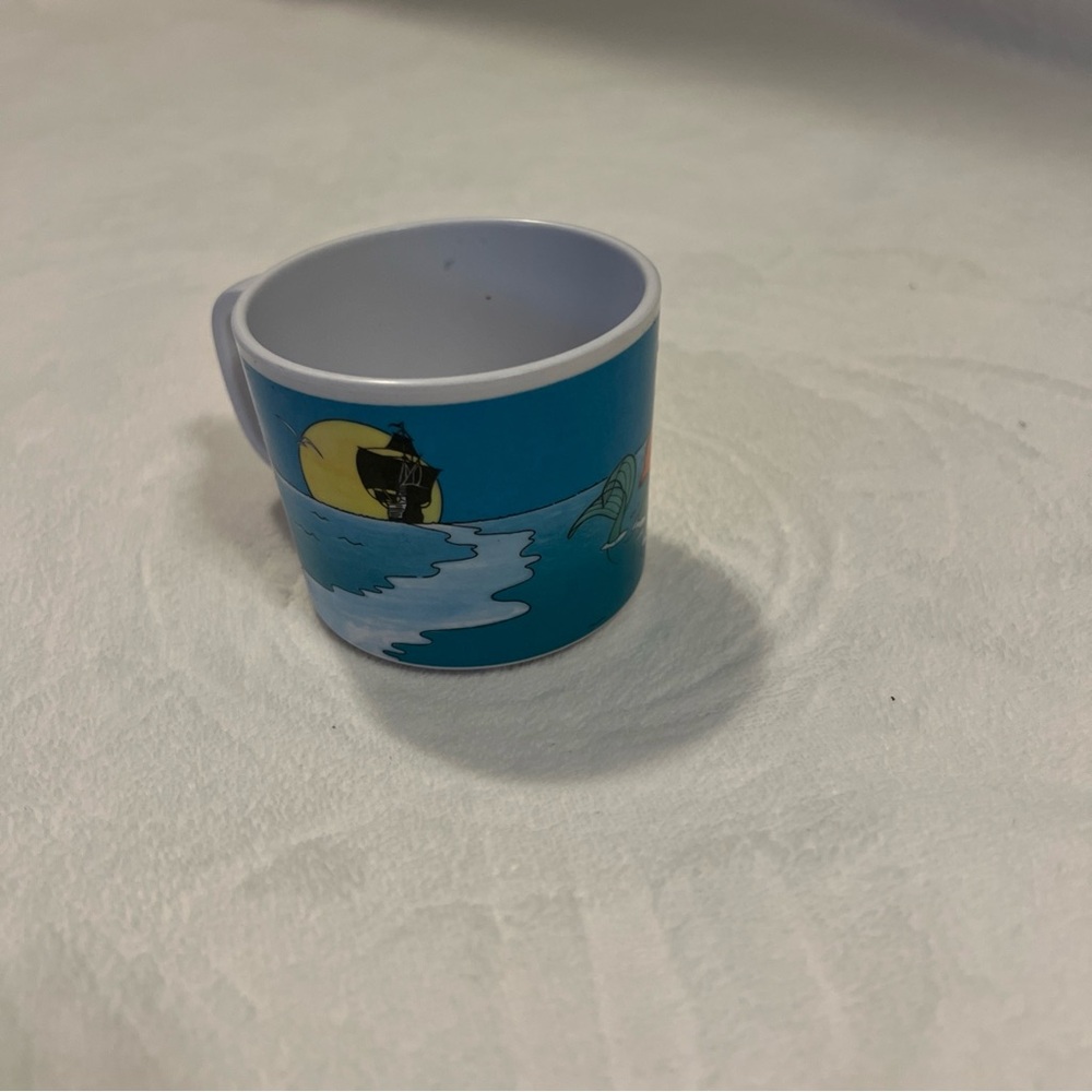 Vintage Rare Disney Little Mermaid Cup and Bowl from the 90s